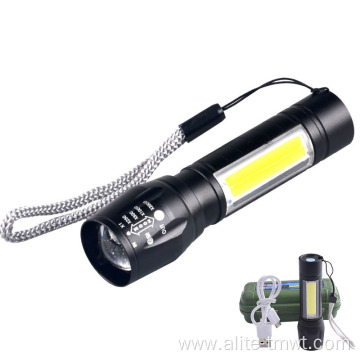 USB Rechargeable Zoom Flashlight